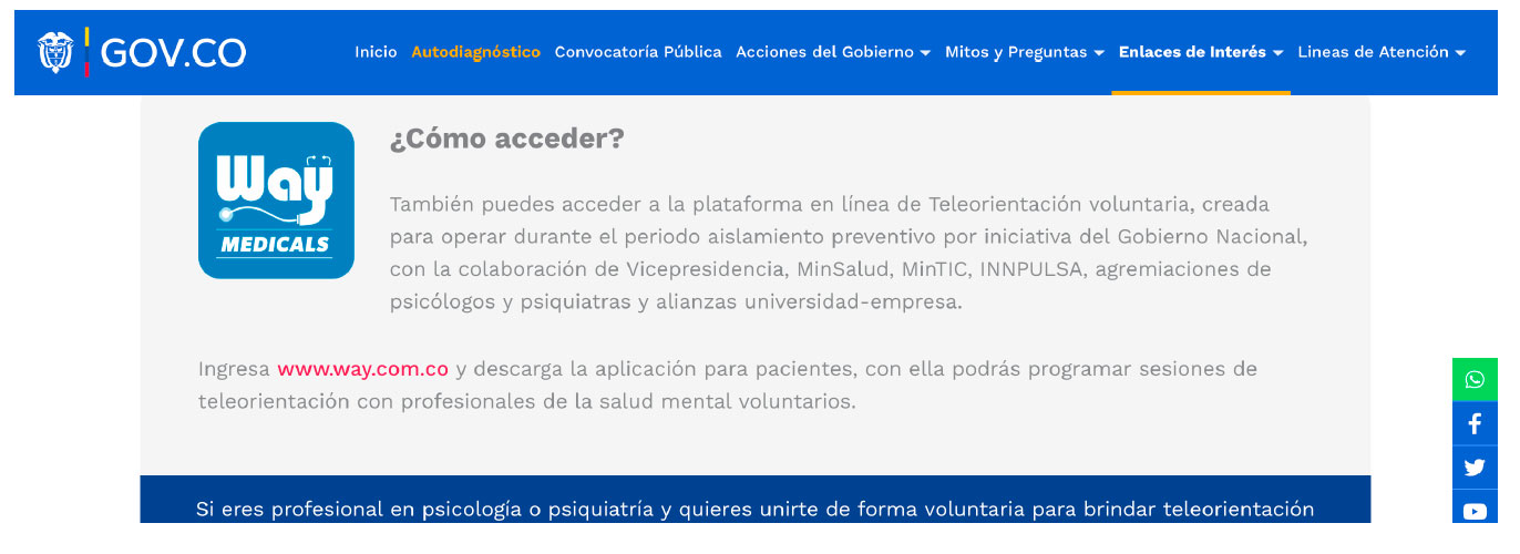 Gobierno de Colombia - COVID 2019